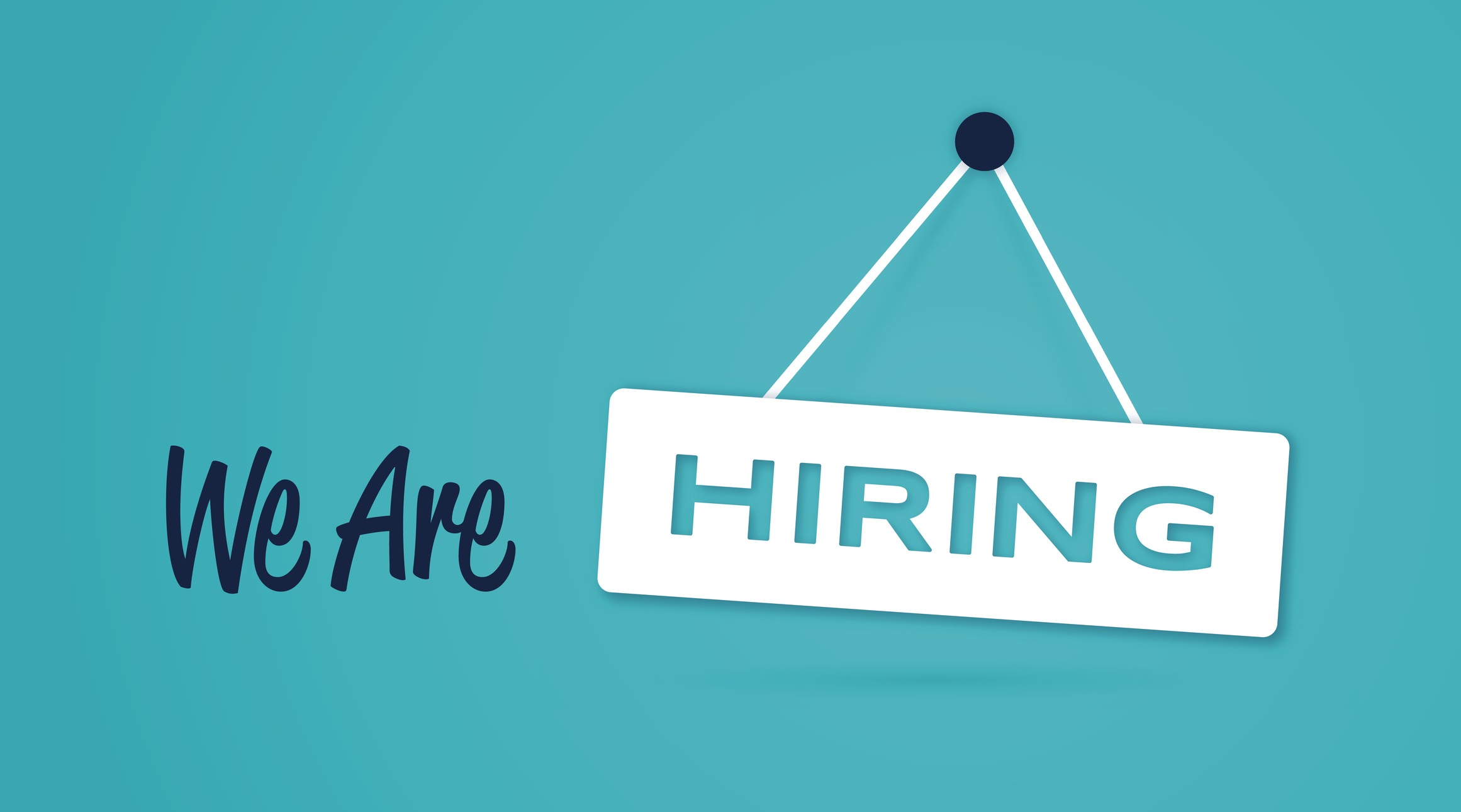 We Are Hiring Sign remote vacancies