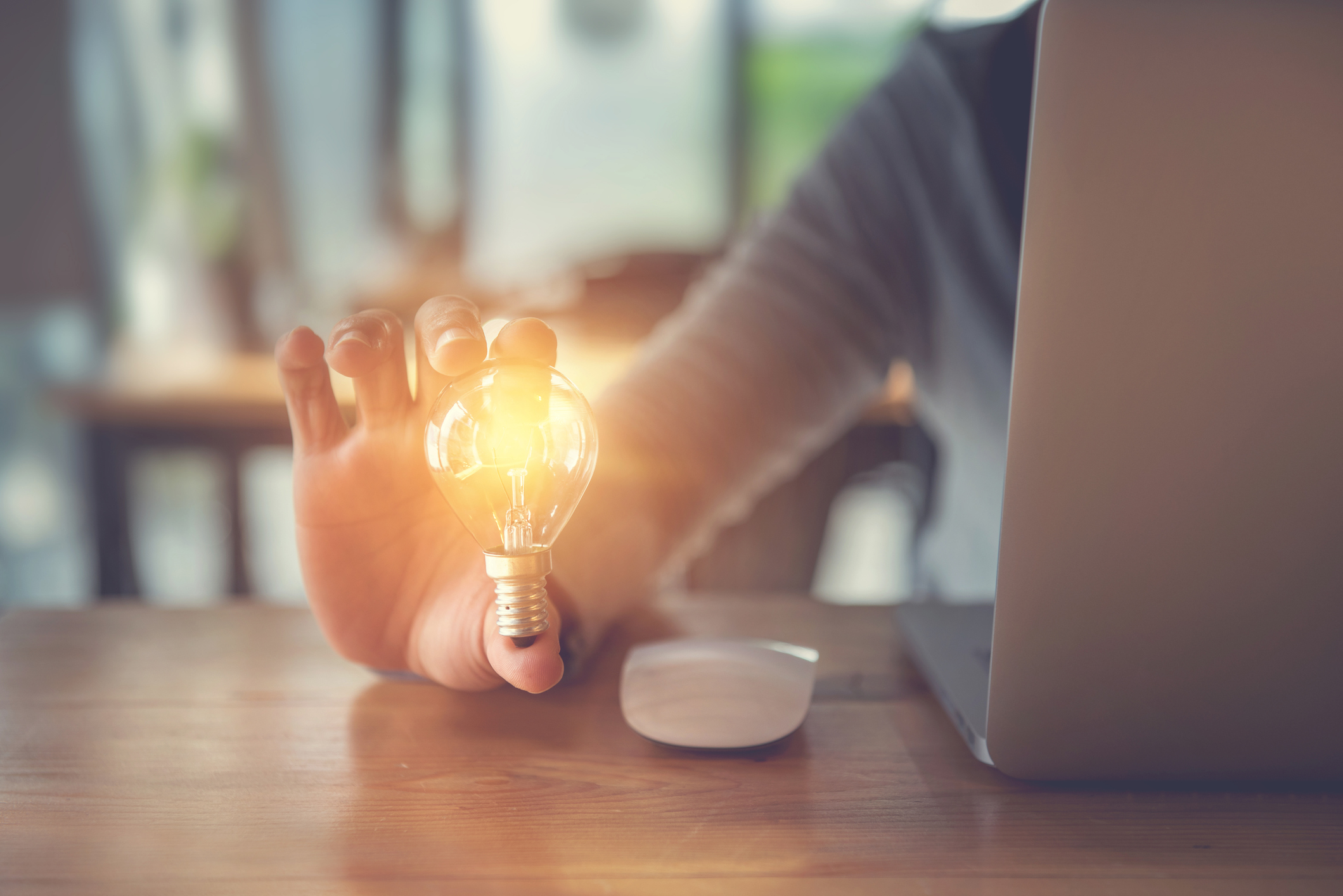 New ideas with innovation and creativity concept. new remote job leads