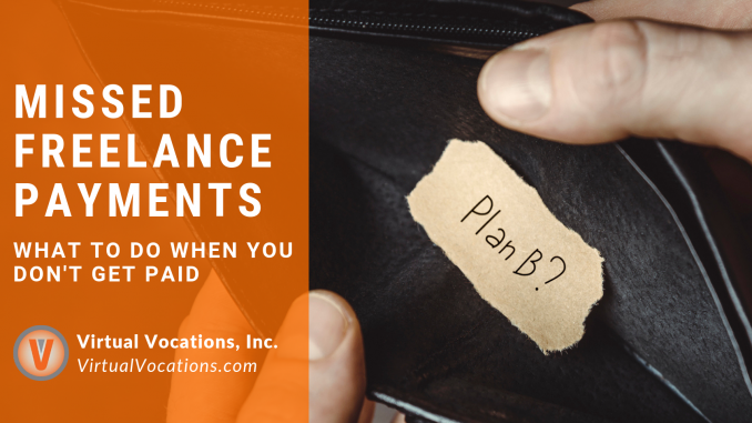Virtual Vocations - Missed Freelance Payments