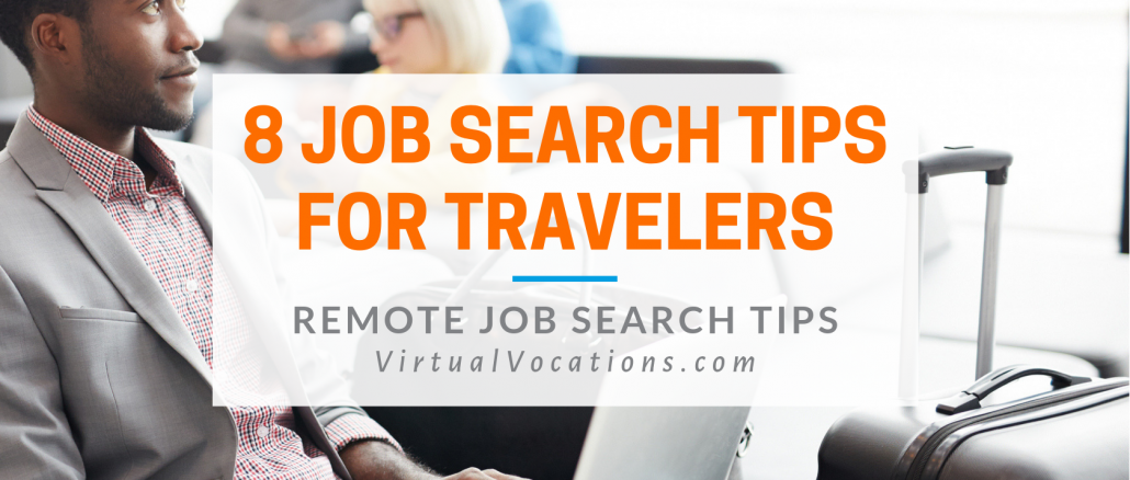 Remote job search tips for travelers