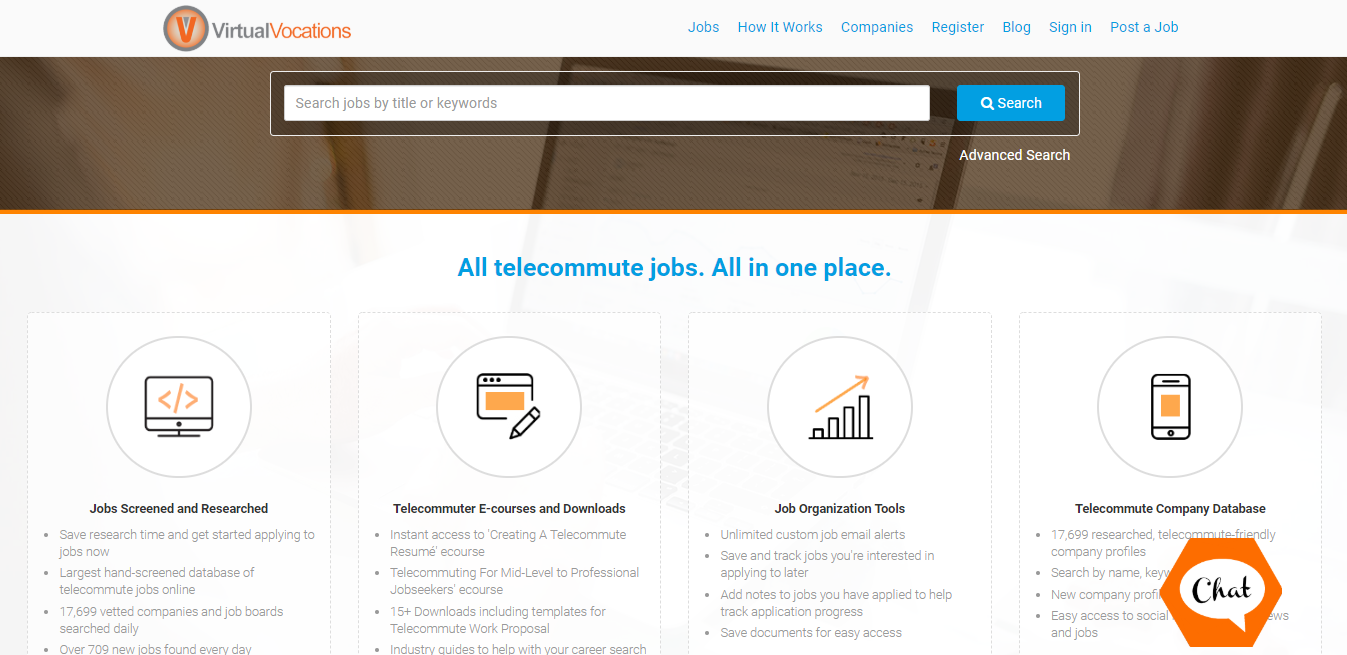 Virtual Vocations website - launch your remote career - telecommute and flexible jobs