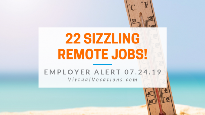 Virtual Vocations - 22 Summer Remote Job Openings