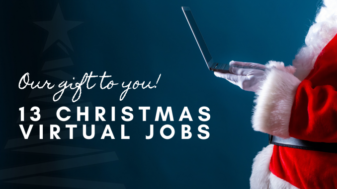 Christmas virtual jobs - Virtual Vocations telecommute and remote jobs Christmas virtual jobs - Virtual Vocations telecommute and remote jobs