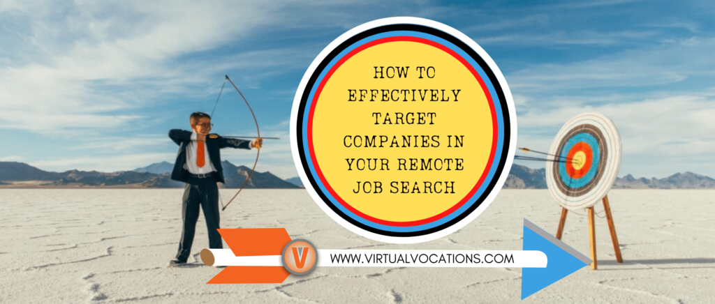 How to target companies in your remote job search