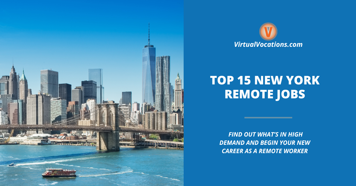 The Top 15 New York Remote Jobs from Virtual Vocations