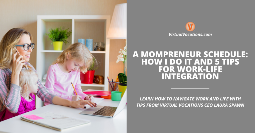 A MOMPRENEUR SCHEDULE HOW I DO IT AND 5 TIPS FOR WORK LIFE INTEGRATION facebook image