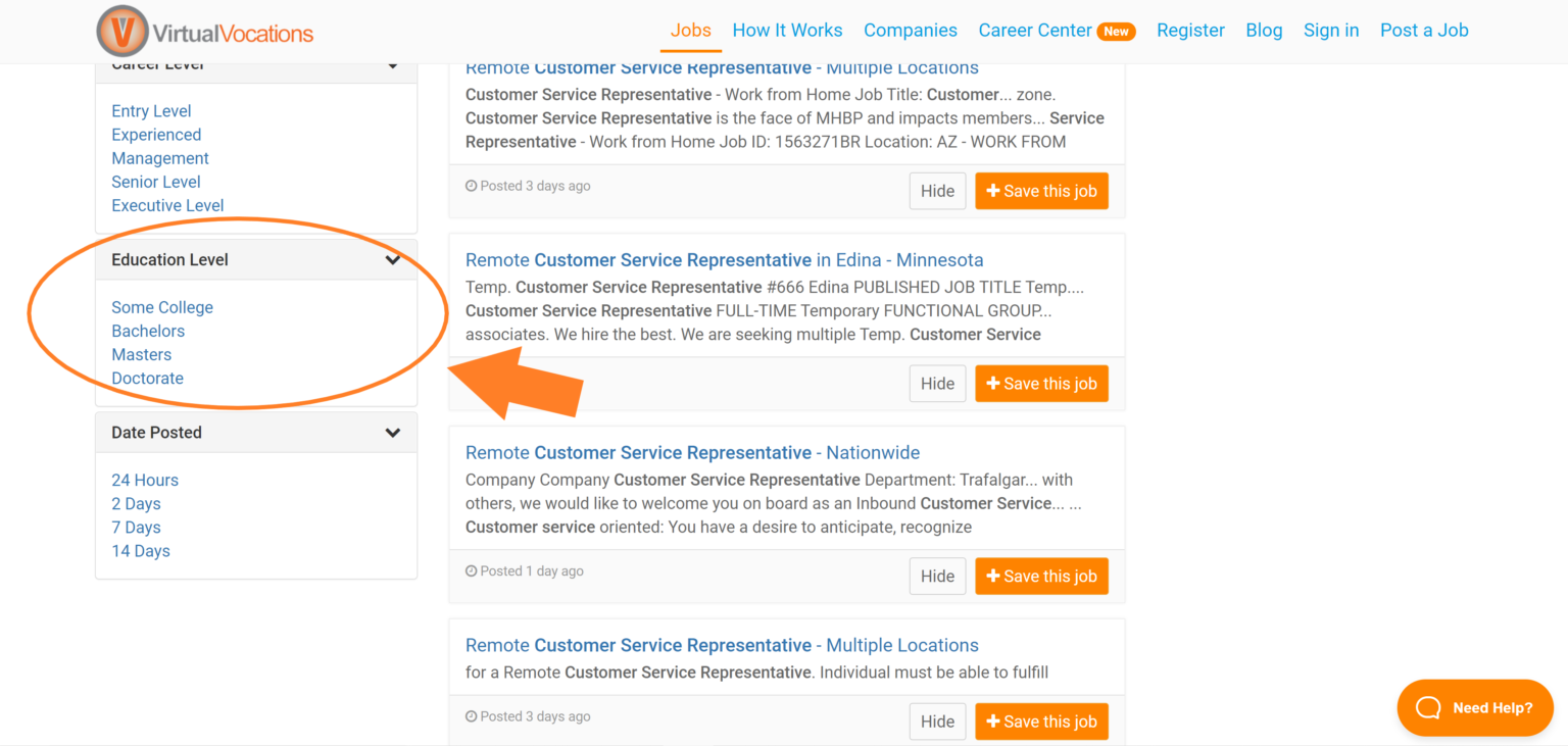 How to Use Job Search Filters in Our Remote Work Database