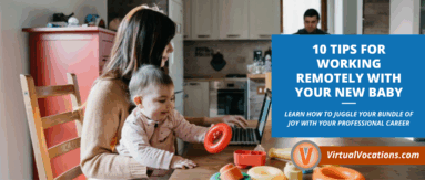 10 Tips for Working Remotely with Your New Baby featured image