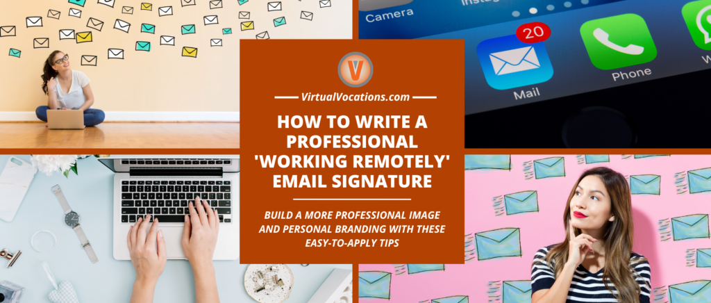 How to Write a Professional Working Remotely Email Signature featured image