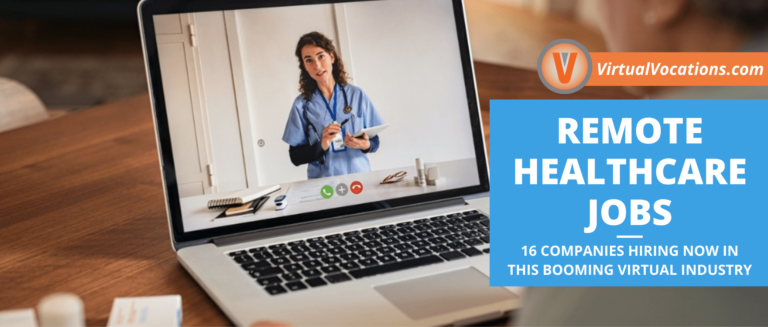 Remote Healthcare Jobs 16 Companies Hiring Now