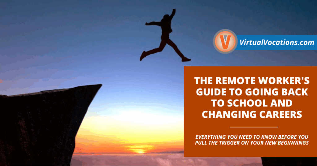 The Remote Workers Guide to Going Back to School Changing Careers facebook image