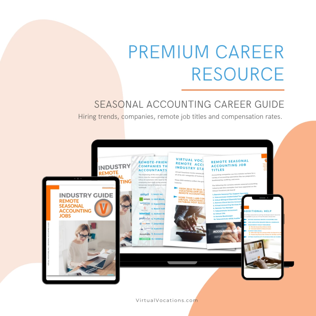 Remote Seasonal Accounting Career Guide