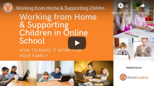 Working from Home & Supporting Children in Online School