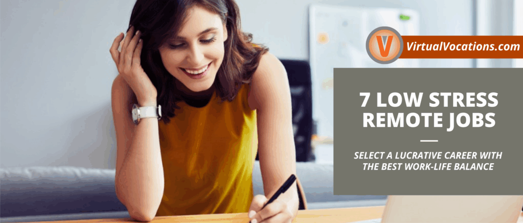 7 Low Stress Remote Jobs featured image