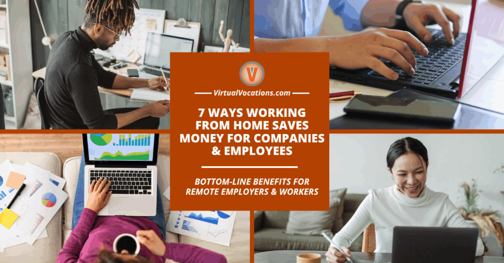 7 Ways Working from Home Saves Money for Companies Employees facebook image