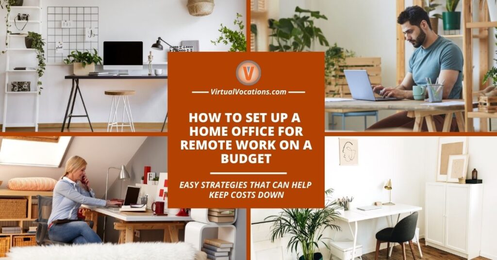 How to Set Up a Home Office for Remote Work on a Budget facebook image