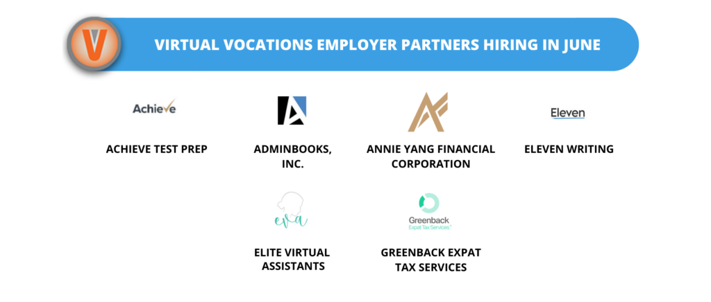 Virtual Vocations Employer Alert June 2022 Week 2