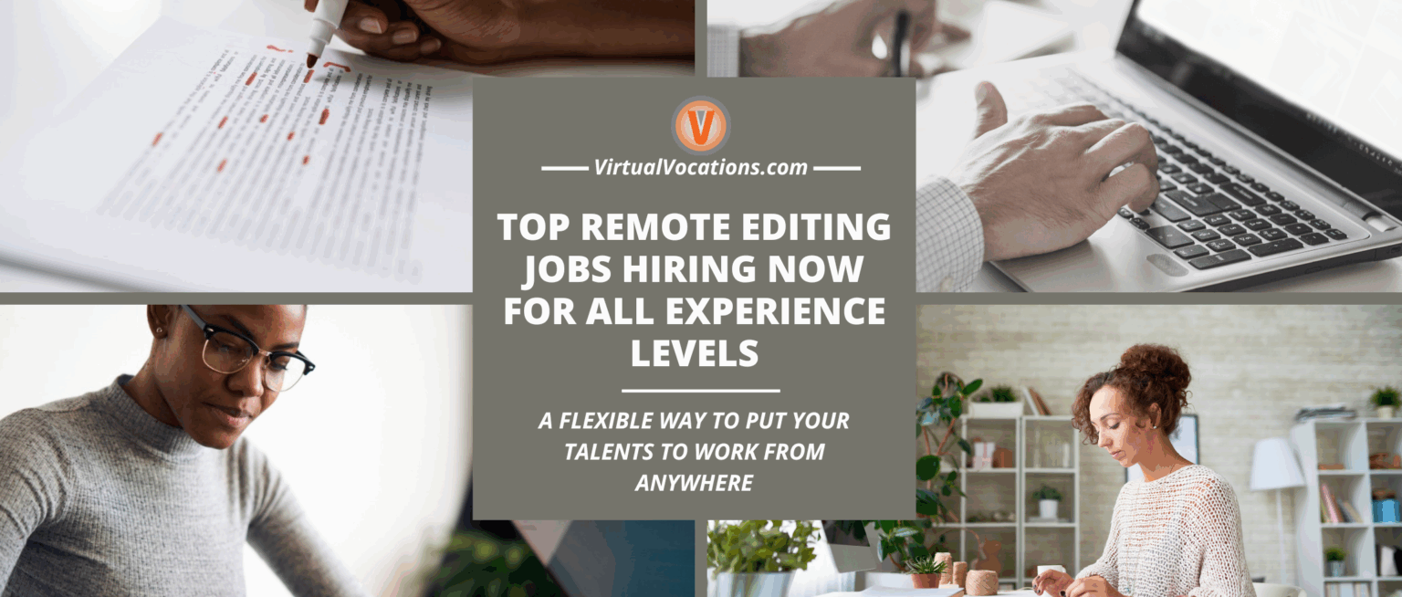 Photo inspiration: Top Remote Editing Jobs Hiring Now For All Experience Levels Photo Inspiration