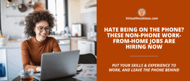 Hate Being on the Phone These Non Phone Work From Home Jobs Are Hiring Now featured image