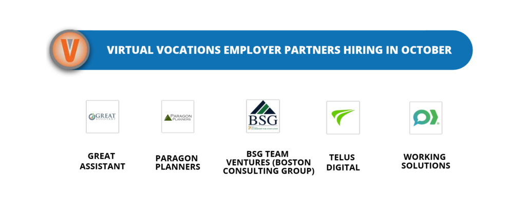 October 2026 Employer Partner Remote Job Openings